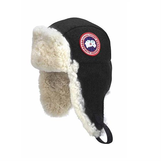 Canada Goose Merino Uld Shearling Pilot Hat - Sort