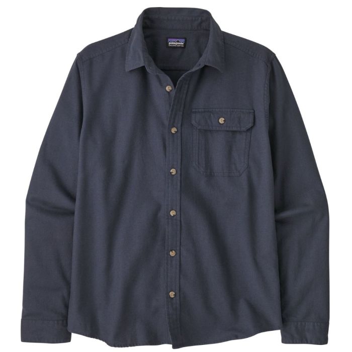 Patagonia Lw Fjord Flannel Skjorte - Smoulder Blue Tilbud