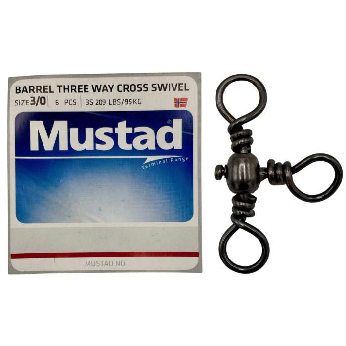 Mustad Tre-vejs Svirvel - Fantastisk Tilbud!