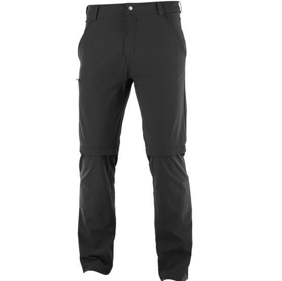 Salomon Wayfarer Zip-Off Bukser til Mænd - Sort Udsalg!