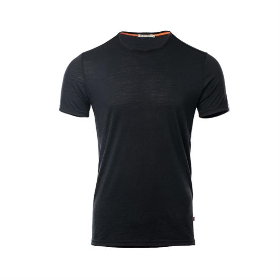 Aclima LightWool T-shirt til mænd - Jet Black tilbud!