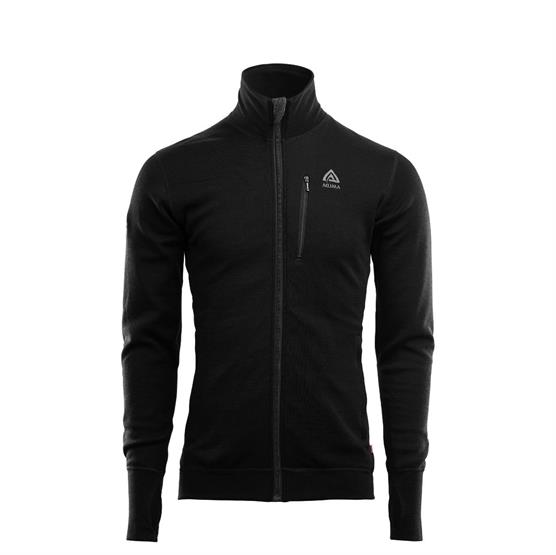 Aclima Doublewool Uldjakke til Mænd - Jet Black Marengo