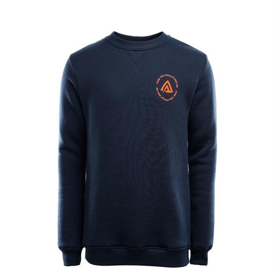 Aclima Fleecewool Crewneck til mænd - Navy Blazer tilbud!