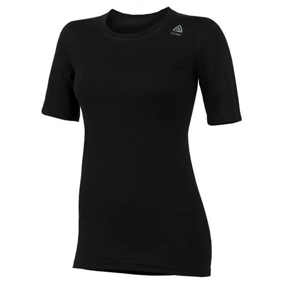 Aclima Lightwool T-Shirt til kvinder - Jet Black