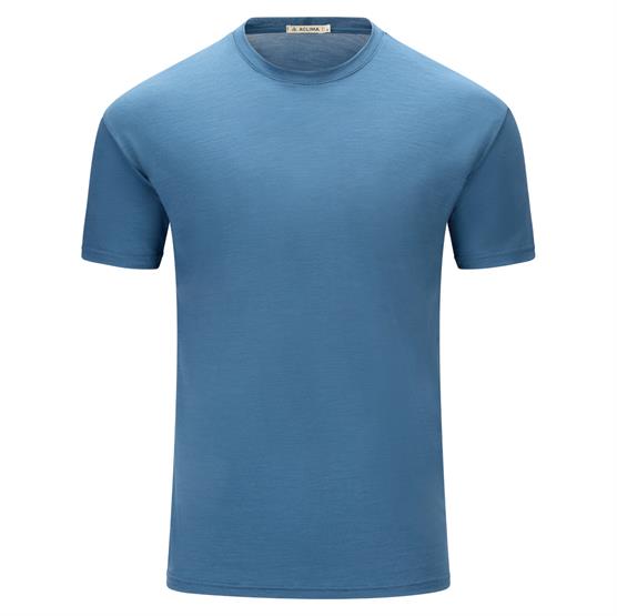 Aclima Lightwool Classic Tee Mens  Blue Fusion