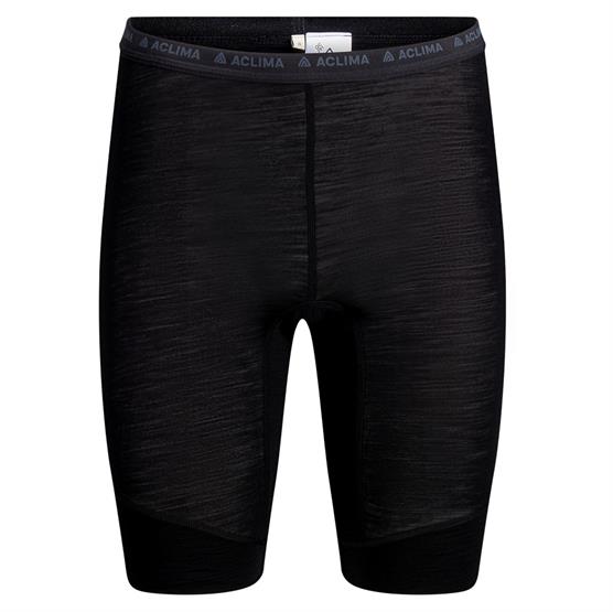Aclima Lightwool Shorts Long Womens  Jet Black
