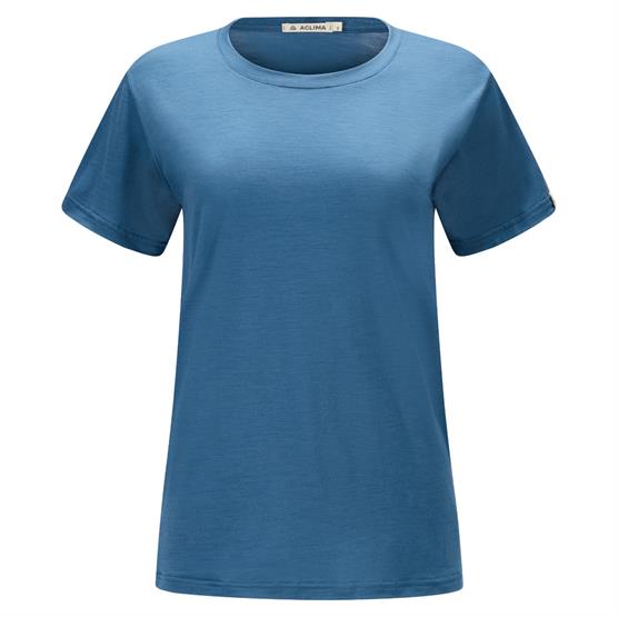 Aclima Lightwool Classic Tee Womens  Blue Fusion