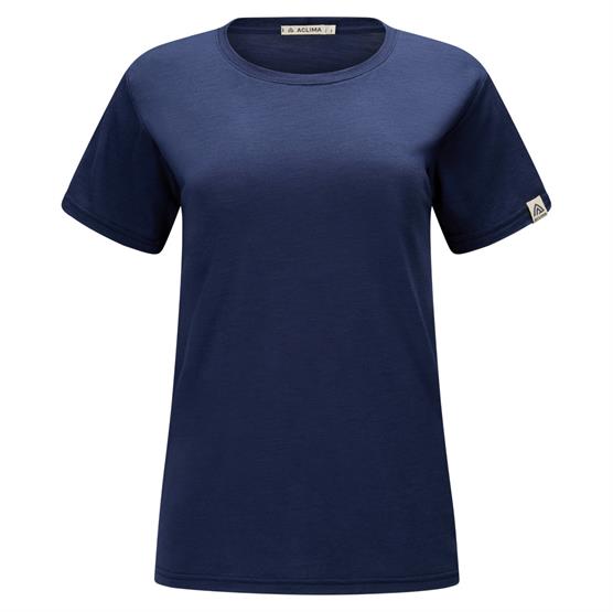 Aclima Lightwool Classic Tee Womens  Navy Blazer