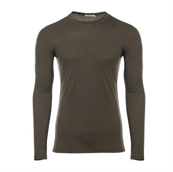Aclima Lightwool Undershirt L S Mens  Tarmac