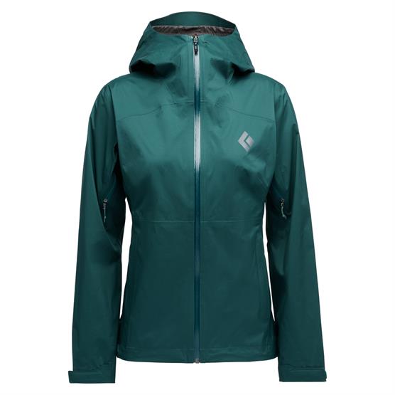 Black Diamond Womens Fineline Stretch Shell  Deep Woods