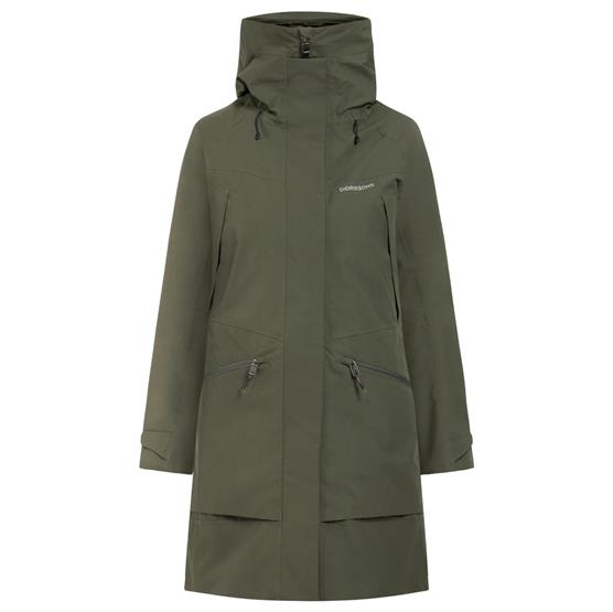 Didriksons Ilma Womens Parka  Deep Green