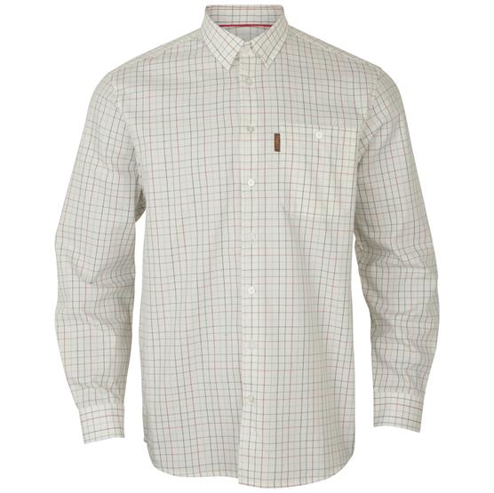 H? Rkila Allerston L S Shirt Mens  Bloodstone Red   White