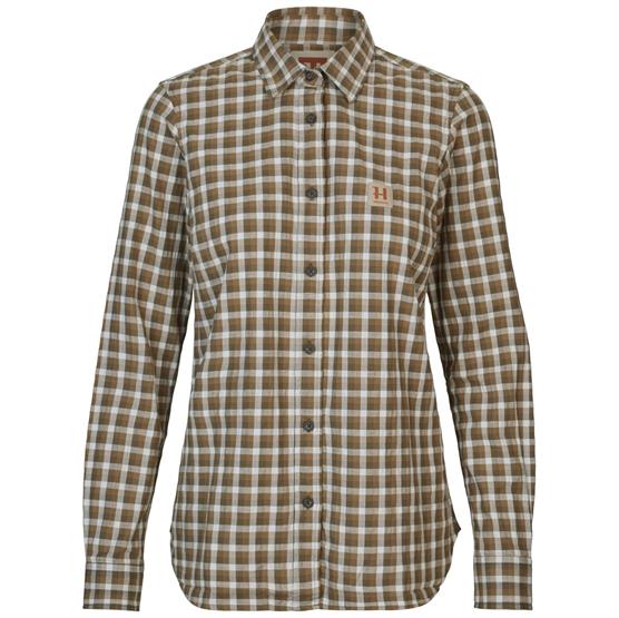 H? Rkila Fjell L S Skjorte Womens  Dark Olive Check