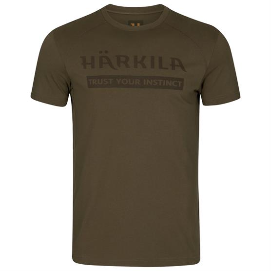 H? Rkila Logo S S T Shirt Mens  Willow Green