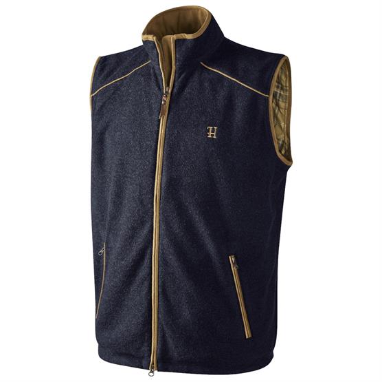 H? Rkila Sandhem Fleece Vest Mens  Dark Navy Melange