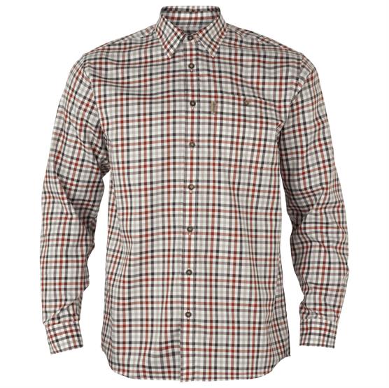 H? Rkila Milford Skjorte Mens  Bloodstone Red   White