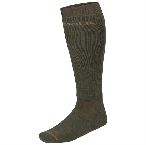 H? Rkila Pro Hunter   Long Sock  Willow Green   Shadow Brown