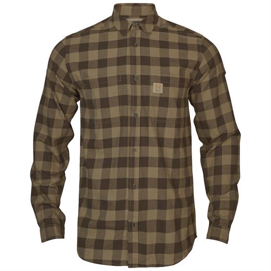H? Rkila Skandinavisk L S Skjorte Mens  Antique Bronze Check