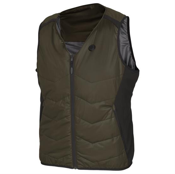 H? Rkila Heat V Neck Vest Mens  Willow Green   Black