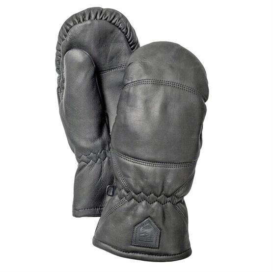 Hestra Leather Box   Mitt  Black
