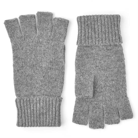 Hestra Basic Wool Half Finger  Grey