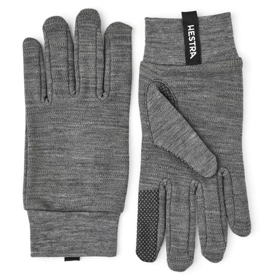 Hestra Merino Touch Point Handsker - Grå, Touchscreen Kompatible