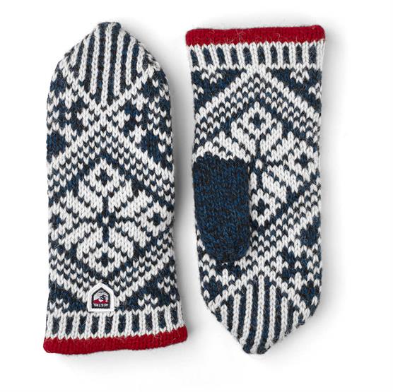 Hestra Nordic Wool Mitt  Medium Blue