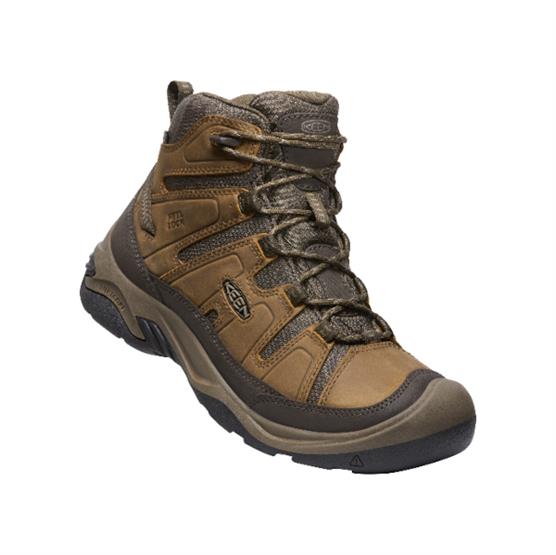 Keen Herre Vandrestøvler Circadia Mid WP - Bison Brindle