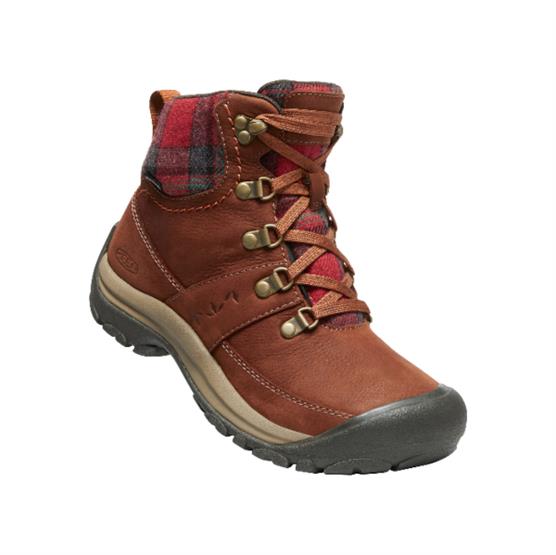 Keen Kaci III Vinterstøvle til Dame - Tortoise Shell/Rød Plaid