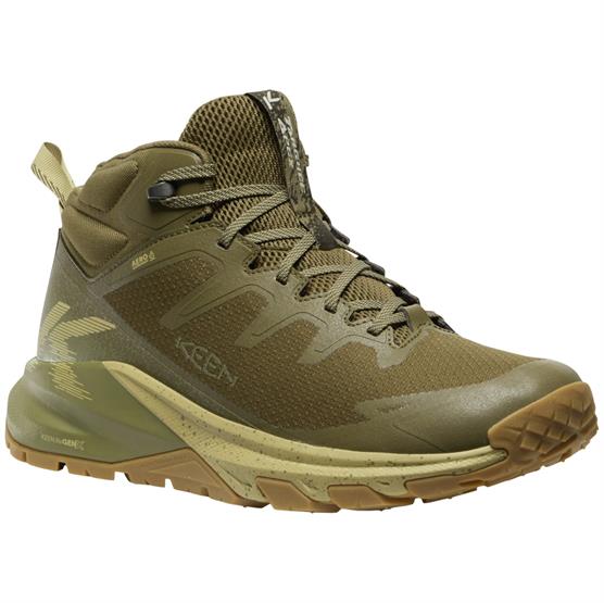 Keen Mens Targhee Apex Mid Wp  Dark Olive   Khaki