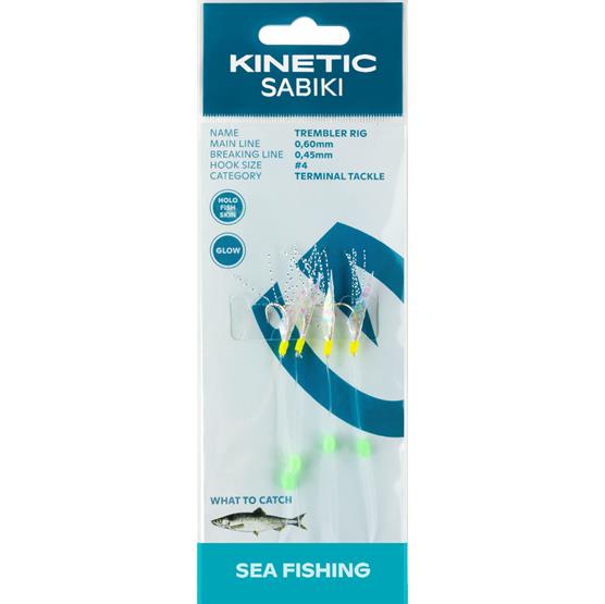 Kinetic Sabiki Trembler Rig til Sildefiskeri