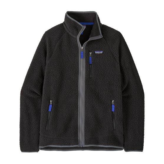 Patagonia Retro Pile Jakke - Sort / Forge Grey Tilbud!