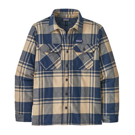 Patagonia Herre Fjord Flannel Skjorte - Live Oak/Oar Tan