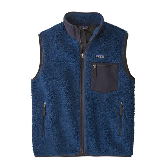Patagonia Classic Retro X Vest i Clement Blue - Vindtæt Fleece