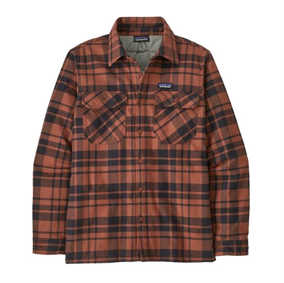 Patagonia Isoleret Flannel Skjorte til Herre - Burl Red