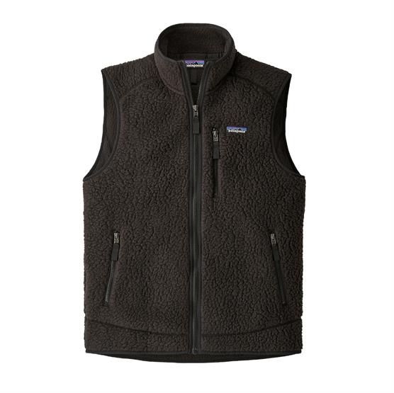 Patagonia Retro Pile Fleecevest til mænd - Sort tilbud!