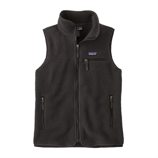 Patagonia Retro Pile Fleecevest til kvinder - Ink Black