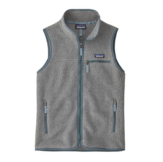 Patagonia Retro Pile Fleecevest til kvinder - Salt Grey