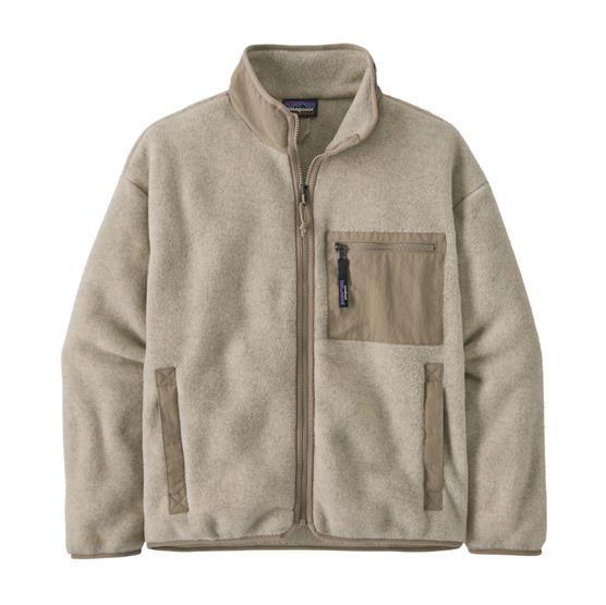Patagonia Synch Fleecejakke i Oatmeal og Seabird Grey
