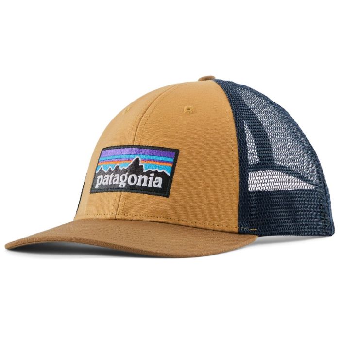 Patagonia P-6 Logo Lopro Trucker Cap - Talon Gold Tilbud!