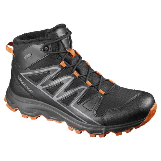 Salomon Cruzano 3 Mid GTX Herre Vandrestøvler - Black Umber