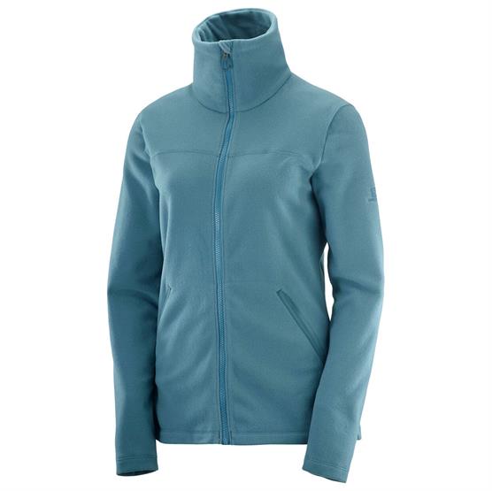 Salomon Essential Cosy Fleece til kvinder - Mallard Blue