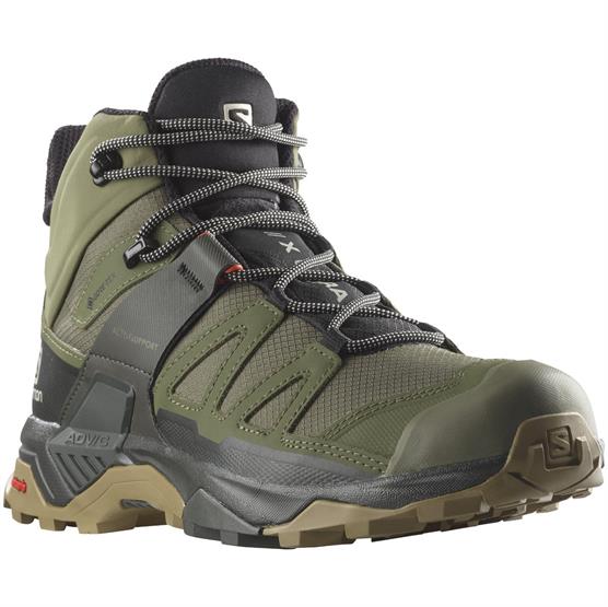 Salomon X Ultra   Mid Gtx Mens  Deep Lichen Green   Peat
