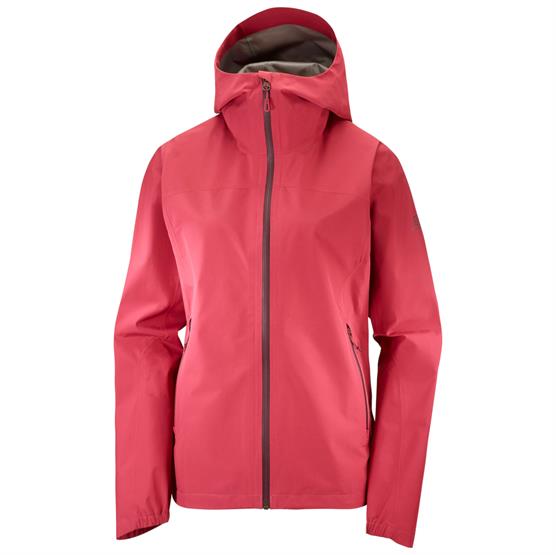 Salomon Outline GTX 2.5L Skaljakke til Dame - Earth Red