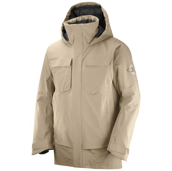 Salomon Stance Cargo Vinterjakke til Herrer - Roasted Cashew