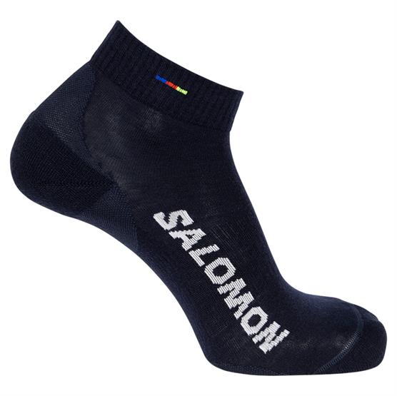 Salomon Sunday Smart Ankelstrømper - Mørk Sapphire Hvid
