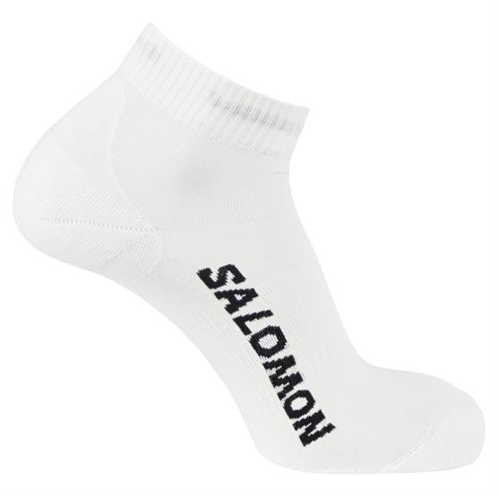 Salomon Sunday Smart Ankle Sock  Snow   Black