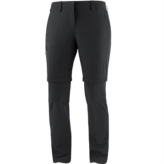 Salomon Wayfarer Zip-Off Bukser til Dame - Sort