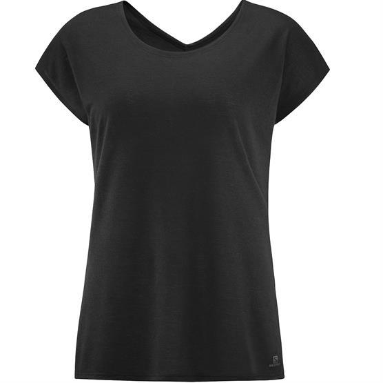 Salomon Comet Shaped Tee til kvinder - Sort Heather