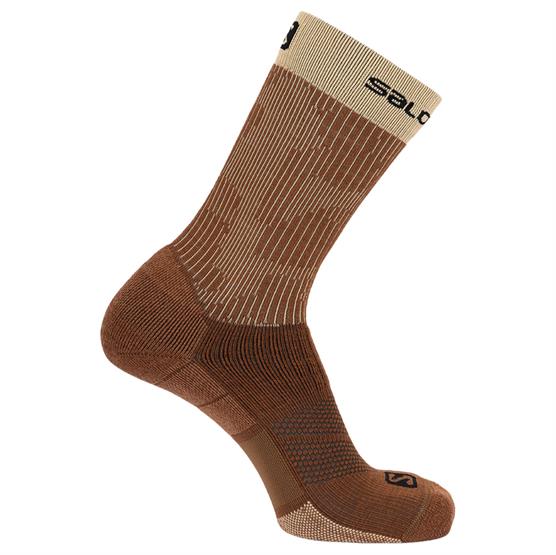 Salomon X Ultra Crew Vandresokker - Mocha Mousse